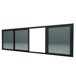 4-delige hefschuifpui