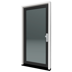 VOORDEUR MET GLAS VOORDEUR MET GLAS