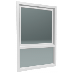 DRAAI/KIEP MET ONDERLICHT VAST KOZIJN