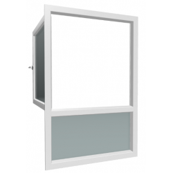 DRAAI/KIEP MET ONDERLICHT VAST KOZIJN DRAAI/KIEP MET ONDERLICHT VAST KOZIJN