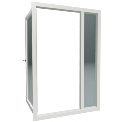 DRAAI/KIEP LINKS | VAST GLAS | 2 VAKS DRAAI/KIEP LINKS | VAST GLAS | 2 VAKS