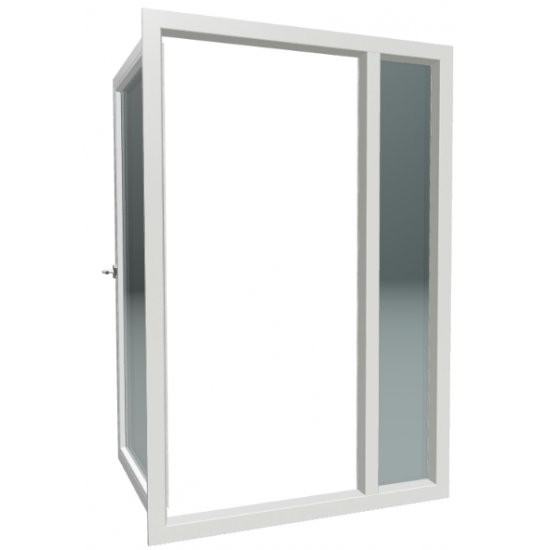DRAAI/KIEP LINKS | VAST GLAS | 2 VAKS DRAAI/KIEP LINKS | VAST GLAS | 2 VAKS